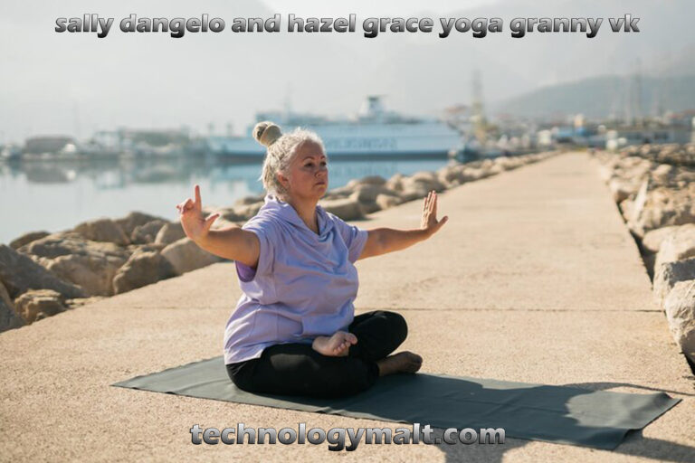 sally dangelo and hazel grace yoga granny vk