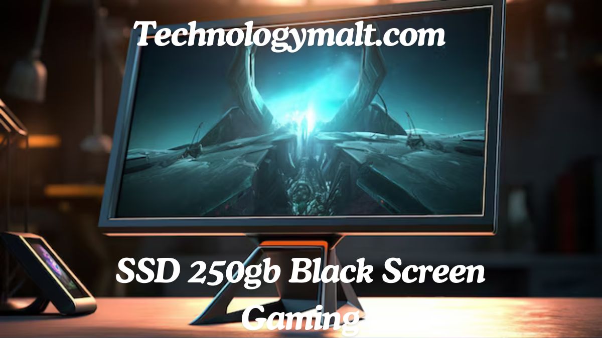 SSD 250gb Black Screen Gaming