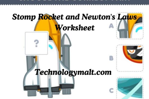 Stomp Rocket and Newton's Laws Worksheet