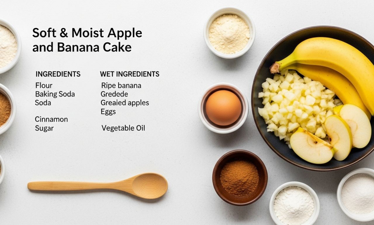 apple and banana cake